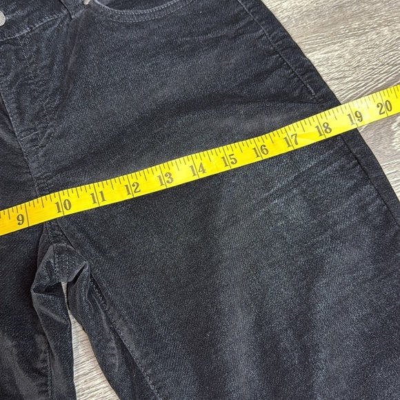 Peruvian Connection Zoe Velveteen Mid-Rise Skinny Jeans in Black Sz 6 - Picture 10 of 13